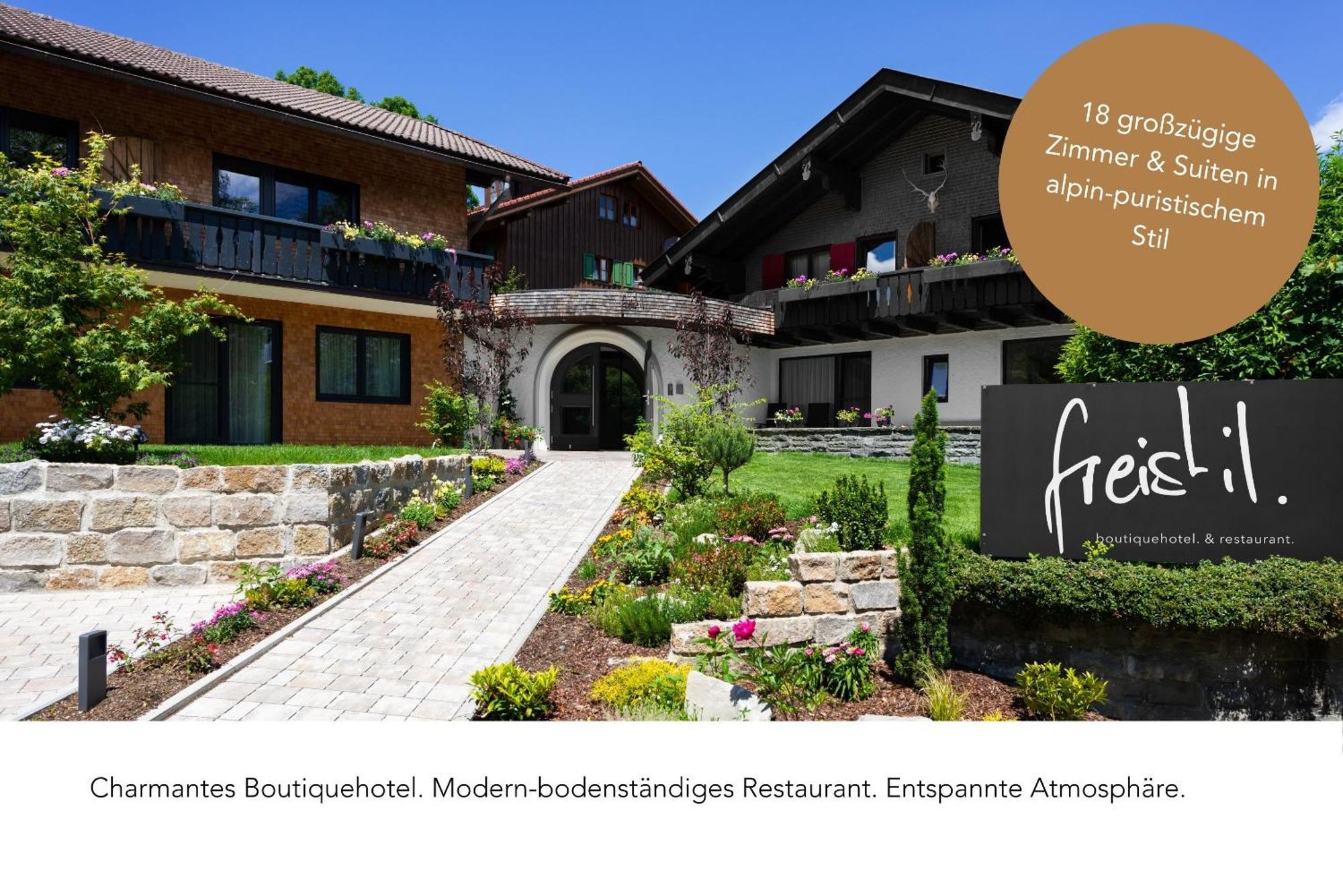 Freistil Boutiquehotel Sonthofen Exterior foto